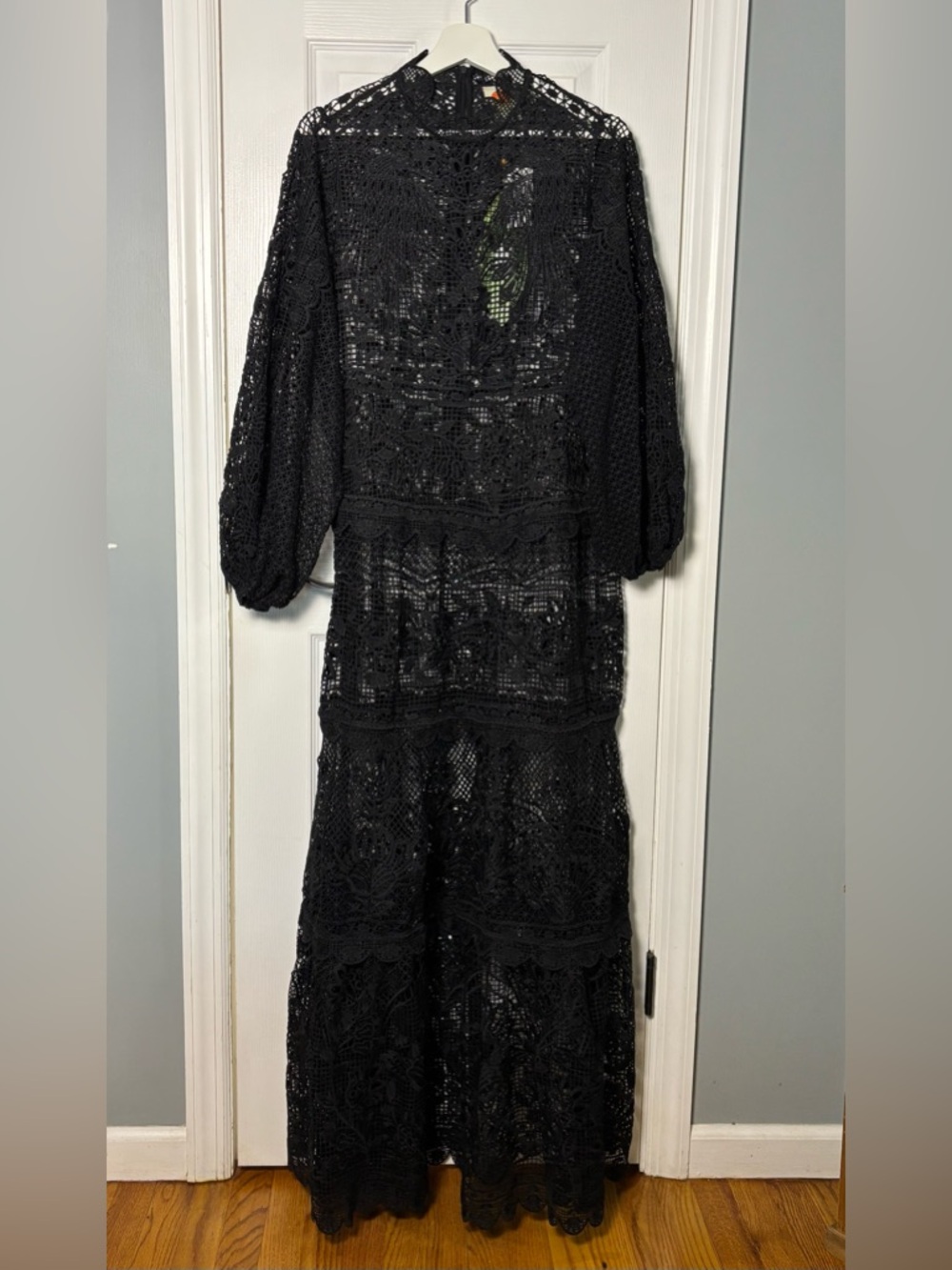 FARM Rio Guipure Long Sleeve Maxi Dress NWT - Size Medium - Picture 5 of 9
